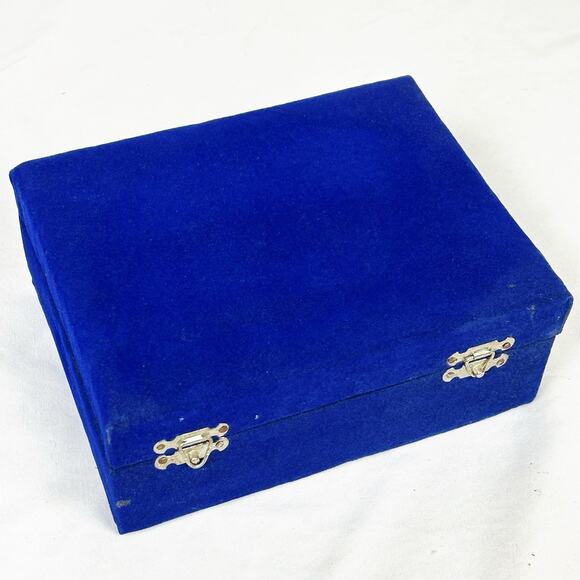 2 Swirly Marble Onyx Stone Goblets In Satin Lined Velvet Box Made in Pakistan - Picture 4 of 7